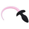 Kinky Puppy Plug Queue de chien phosphorescent Luminous Puppy 8 x 3.2cm Rose fluo